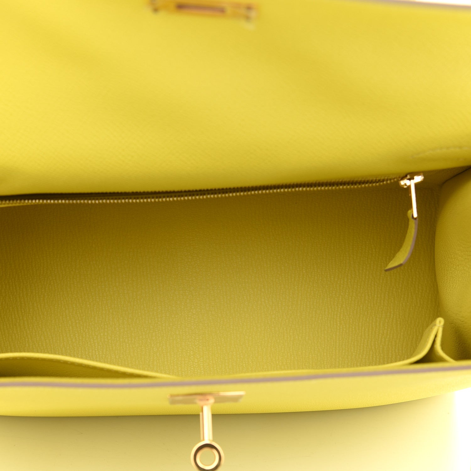 Hermes Epsom Kelly Sellier 28 Lime 4 of 10