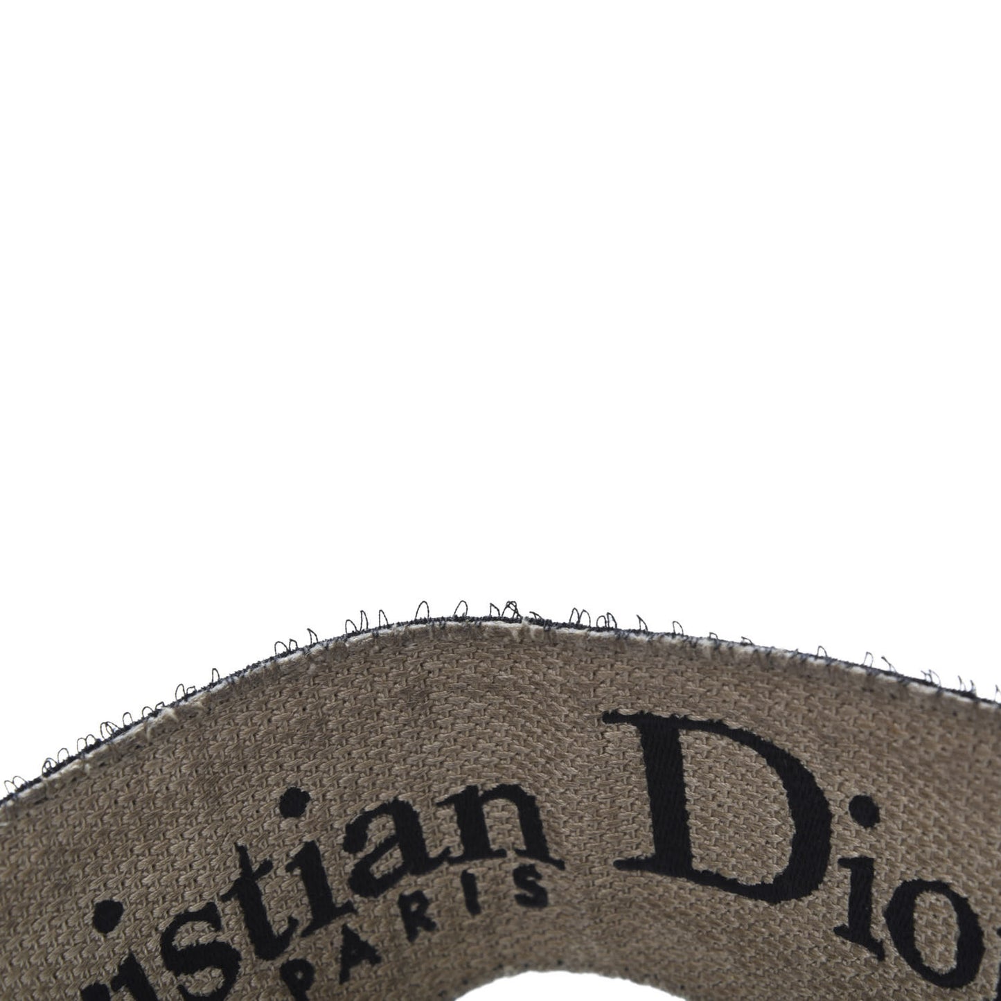 Canvas Embroidered Shoulder Strap Blue