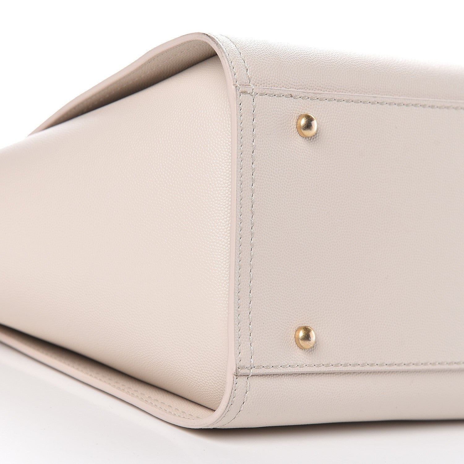 Chanel Caviar Small Studded Deauville Tote Ivory 9 of 10