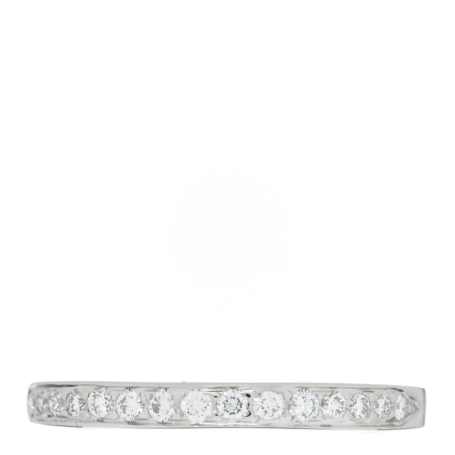 Tiffany Platinum Diamond Legacy Eternity Band Ring 52 6 1 of 4