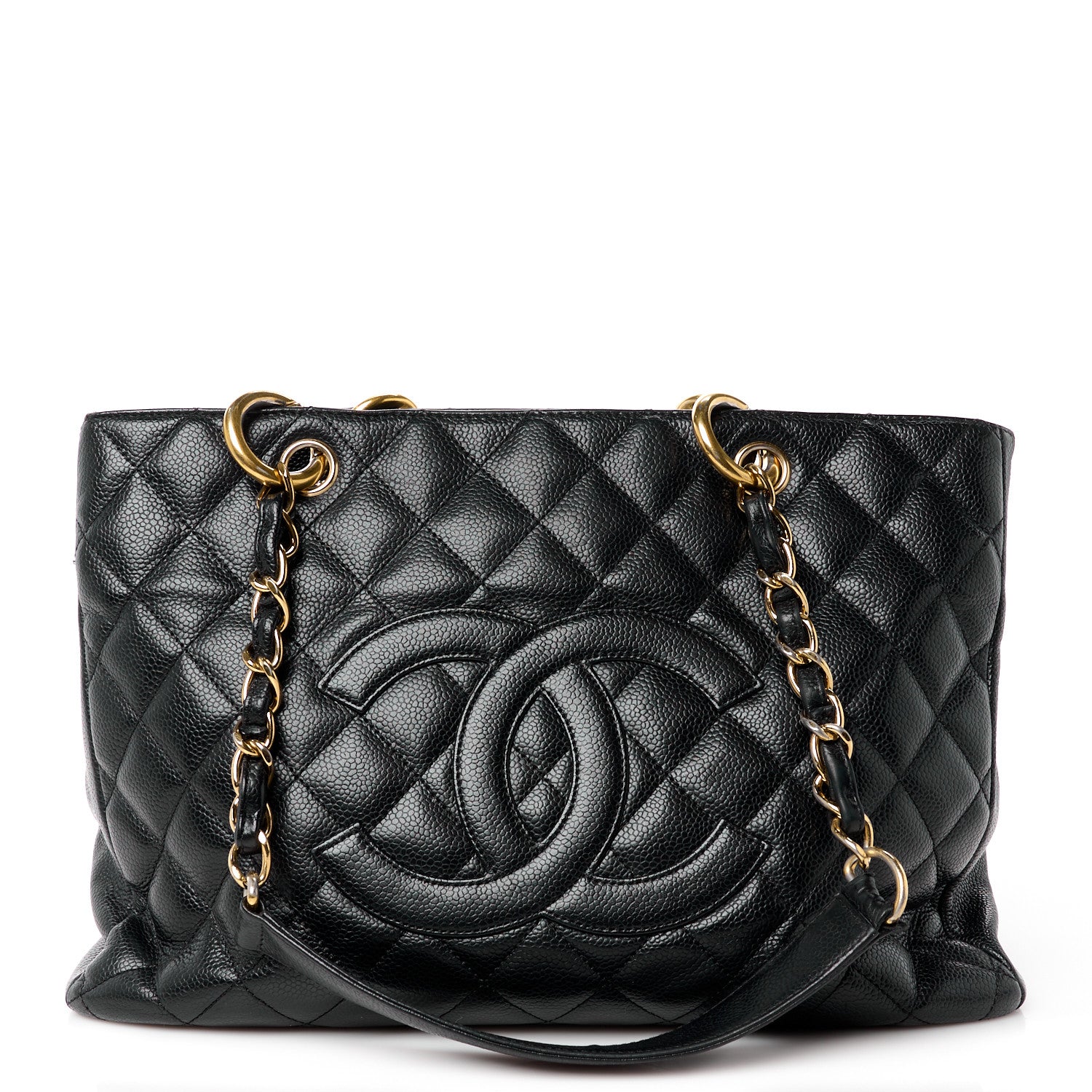 Chanel Caviar Quilted Grand Shopping Tote GST Black 1 of 10