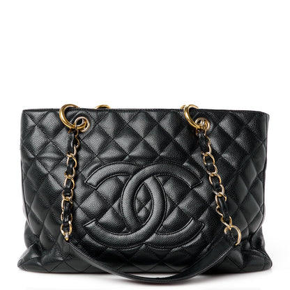 Chanel Caviar Quilted Grand Shopping Tote GST Black 1 of 10