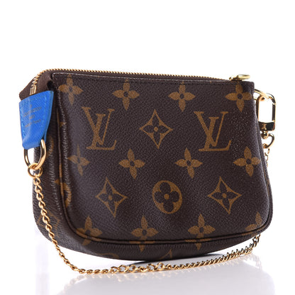 Louis Vuitton Monogram 2019 Christmas Animation Mini Venice Pochette Accessories Blue 3 of 12