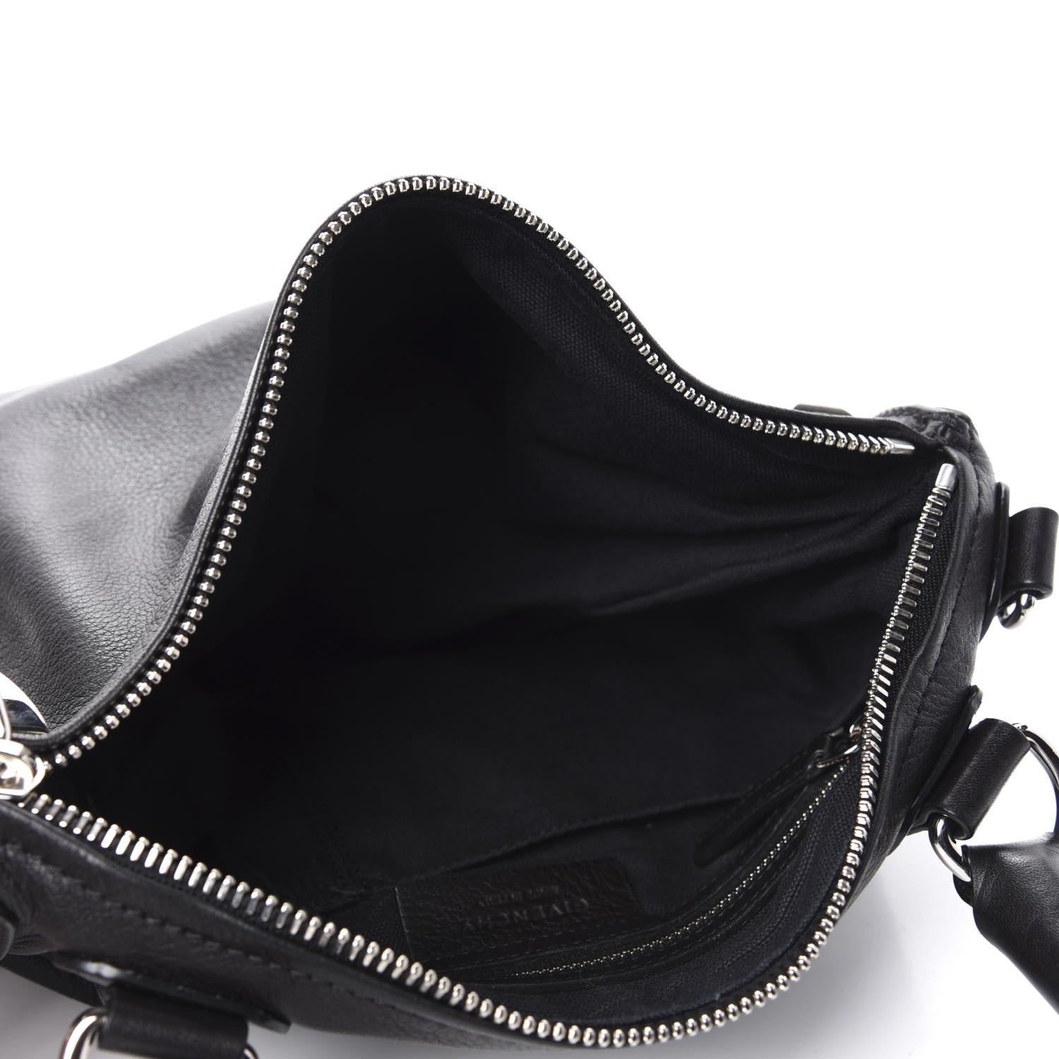 Givenchy Pebbled Calfskin Medium Pyramid Stud Pandora Black 5 of 10