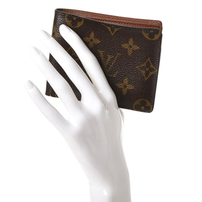 Louis Vuitton Monogram Mens Porte-Billets 3 Card Billfold Wallet 2 of 10