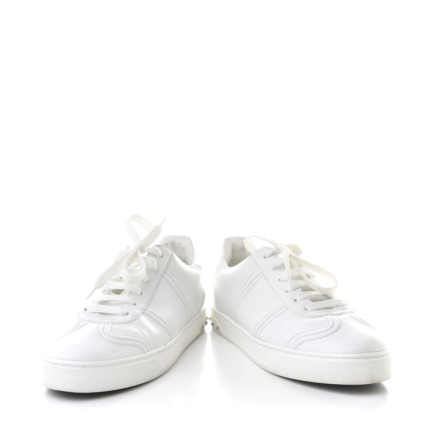 Calfskin Flycrew Sneakers 38 White