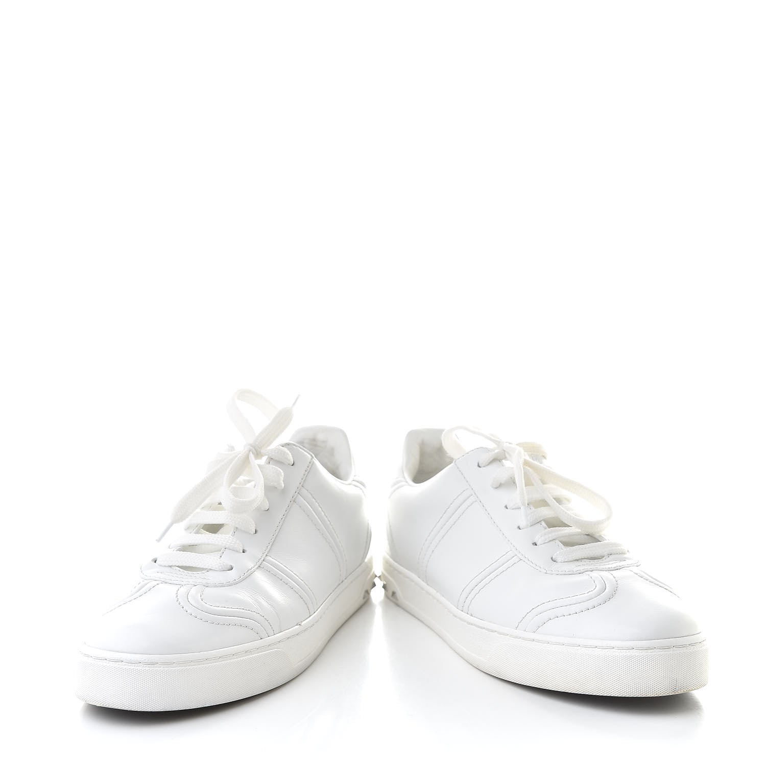 Valentino Garavani Calfskin Flycrew Sneakers 38 White 6 of 13