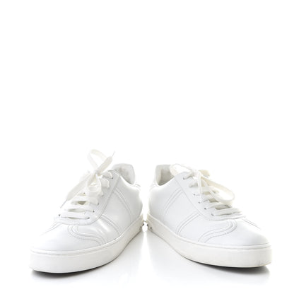 Valentino Garavani Calfskin Flycrew Sneakers 38 White 6 of 13