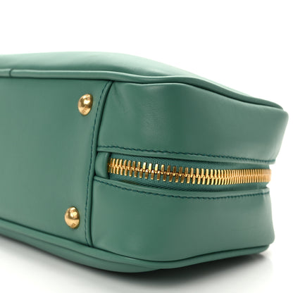 Miu Miu Calfskin Arcadie Top Handle Bag Salvia 9 of 9