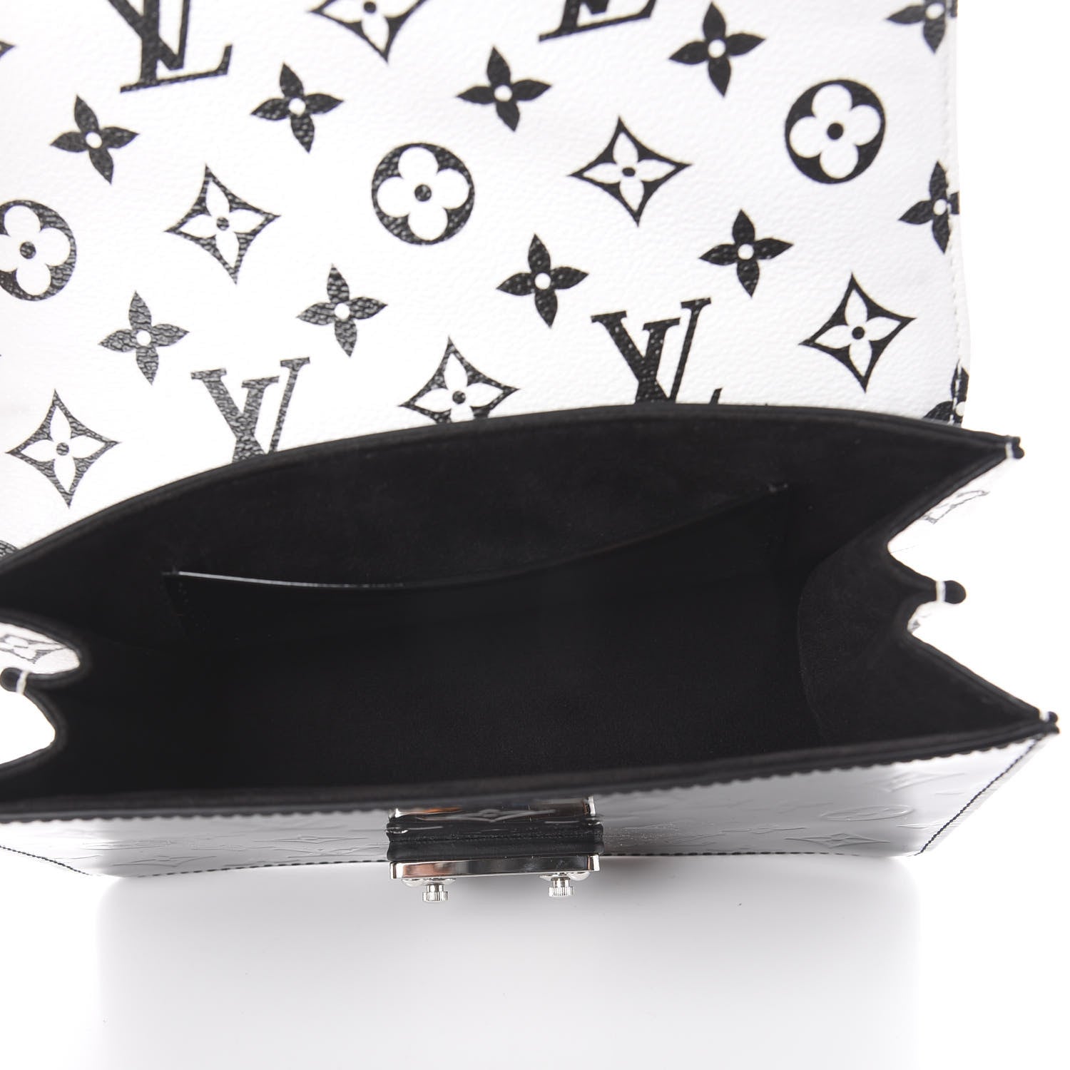 Louis Vuitton Vernis Epi Monogram Wynwood Black White 4 of 7