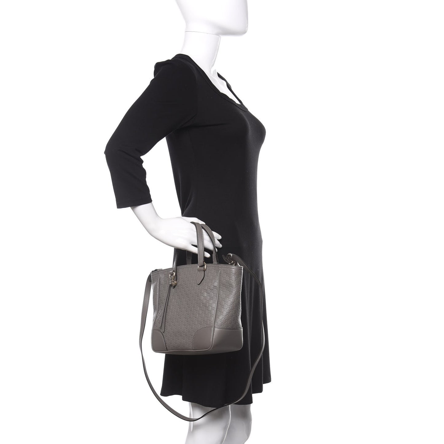 Microguccissima Small Bree Tote Graphite