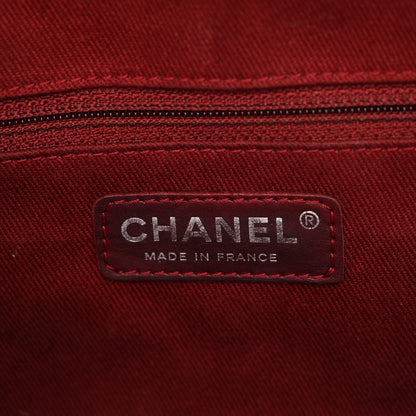 Chanel Aged Calfskin Quilted Cotton Club Bowler Black 6 of 10