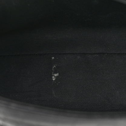 Saint Laurent Calfskin Crocodile Embossed Medium West Hollywood Monogram Fold-Over Black 23 of 23
