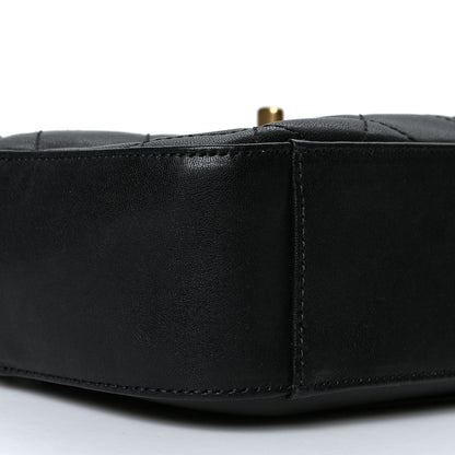 Chanel Goatskin Quilted Chanel 19 Camera Case Black 8 of 9
