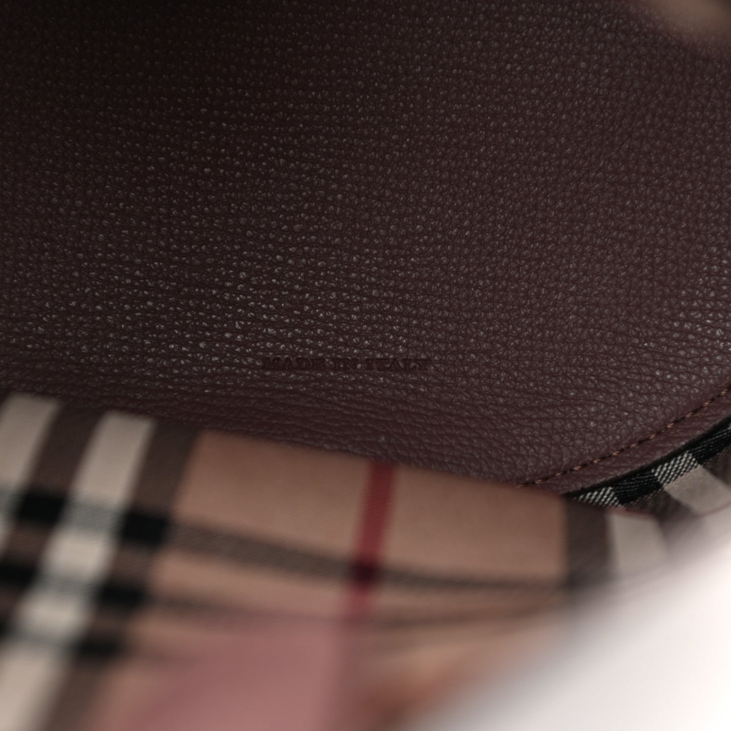Haymarket Check Colours Small Lorne Bucket Crossbody Light Elderberry
