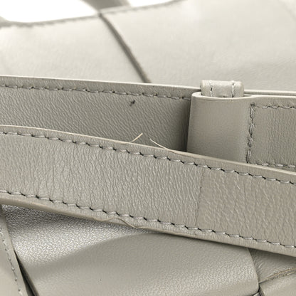 Bottega Veneta Nappa Maxi Intreccio Mini Arco East West Tote Agate Grey 12 of 13