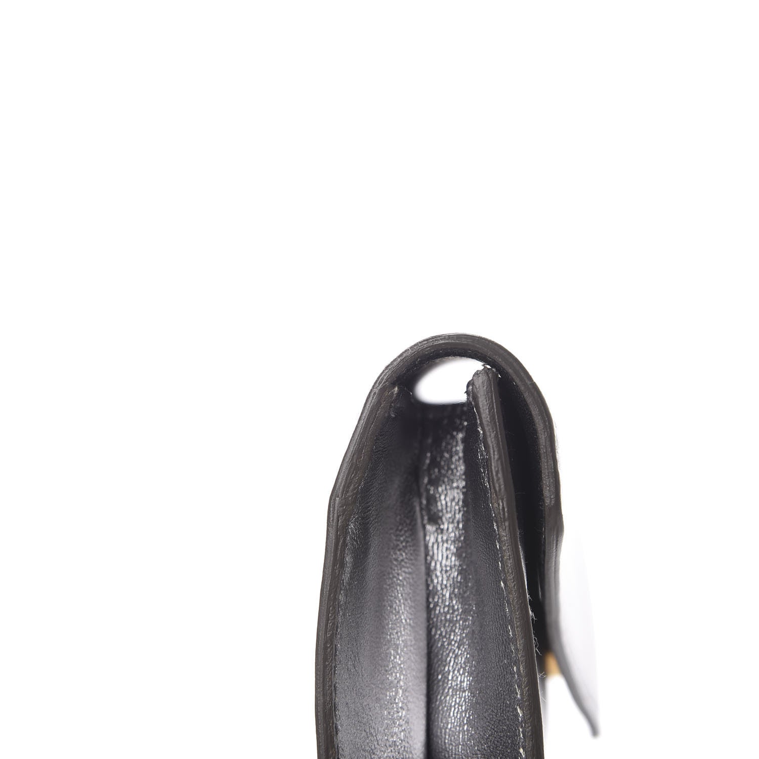 Saint Laurent Metallic Calfskin Y-Mail Clutch Silver 9 of 10