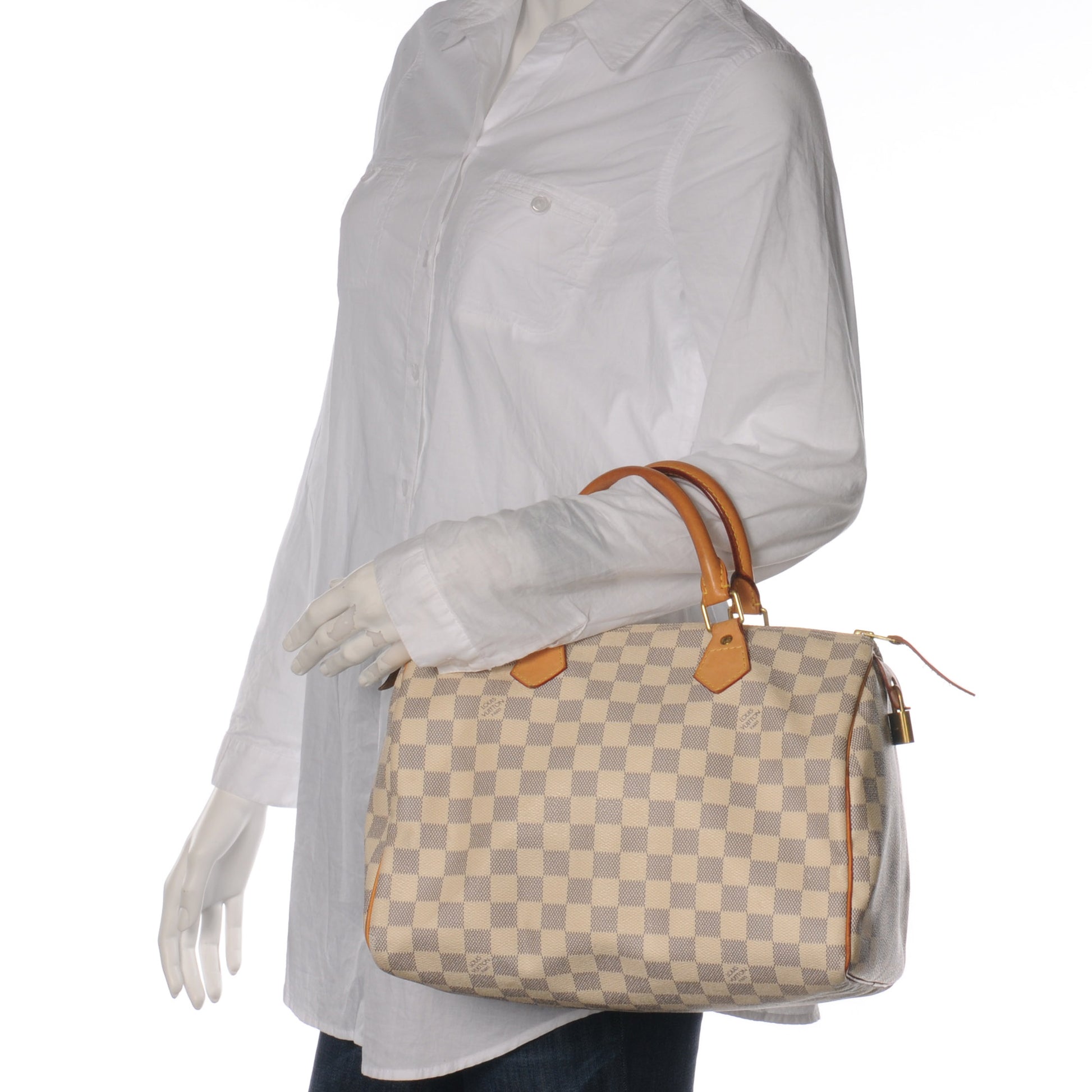 Louis Vuitton Damier Azur Speedy 30 2 of 7