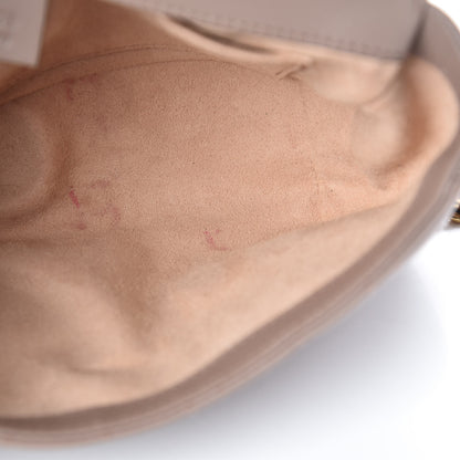 Gucci Calfskin Matelasse Studded Mini Pearly GG Marmont Shoulder Bag Porcelain Rose 13 of 13