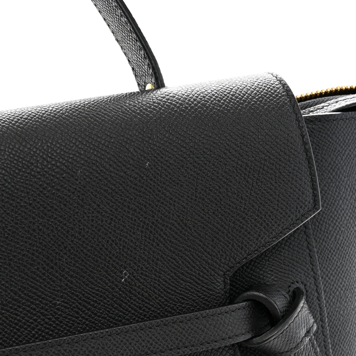 Celine Grained Calfskin Mini Belt Bag Black 10 of 10
