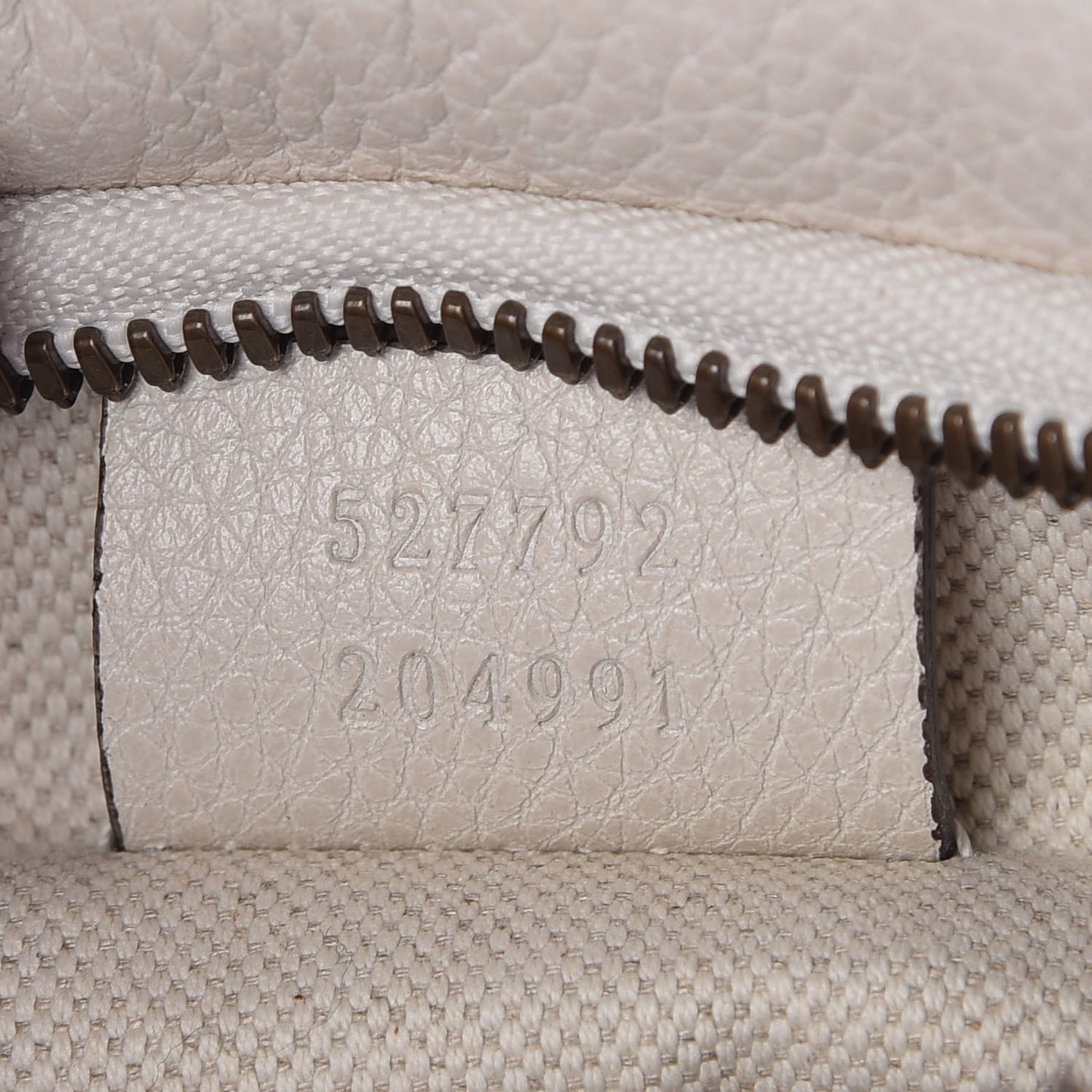 Grained Calfskin Small Logo Belt Bag White