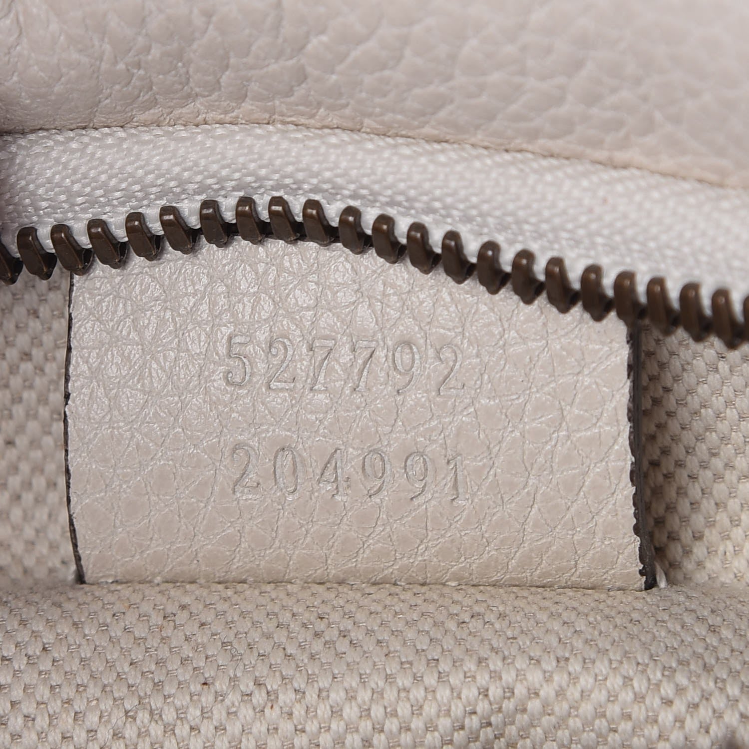 Gucci Grained Calfskin Small Logo Belt Bag White 7 of 7
