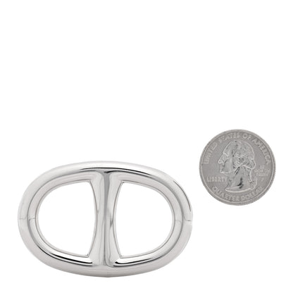 Hermes Palladium Chaine D'Ancre Scarf Ring 2 of 4