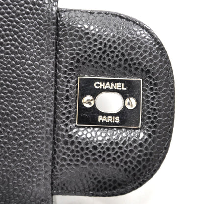 Chanel Caviar Jumbo Single Flap Black SHW 10 of 10