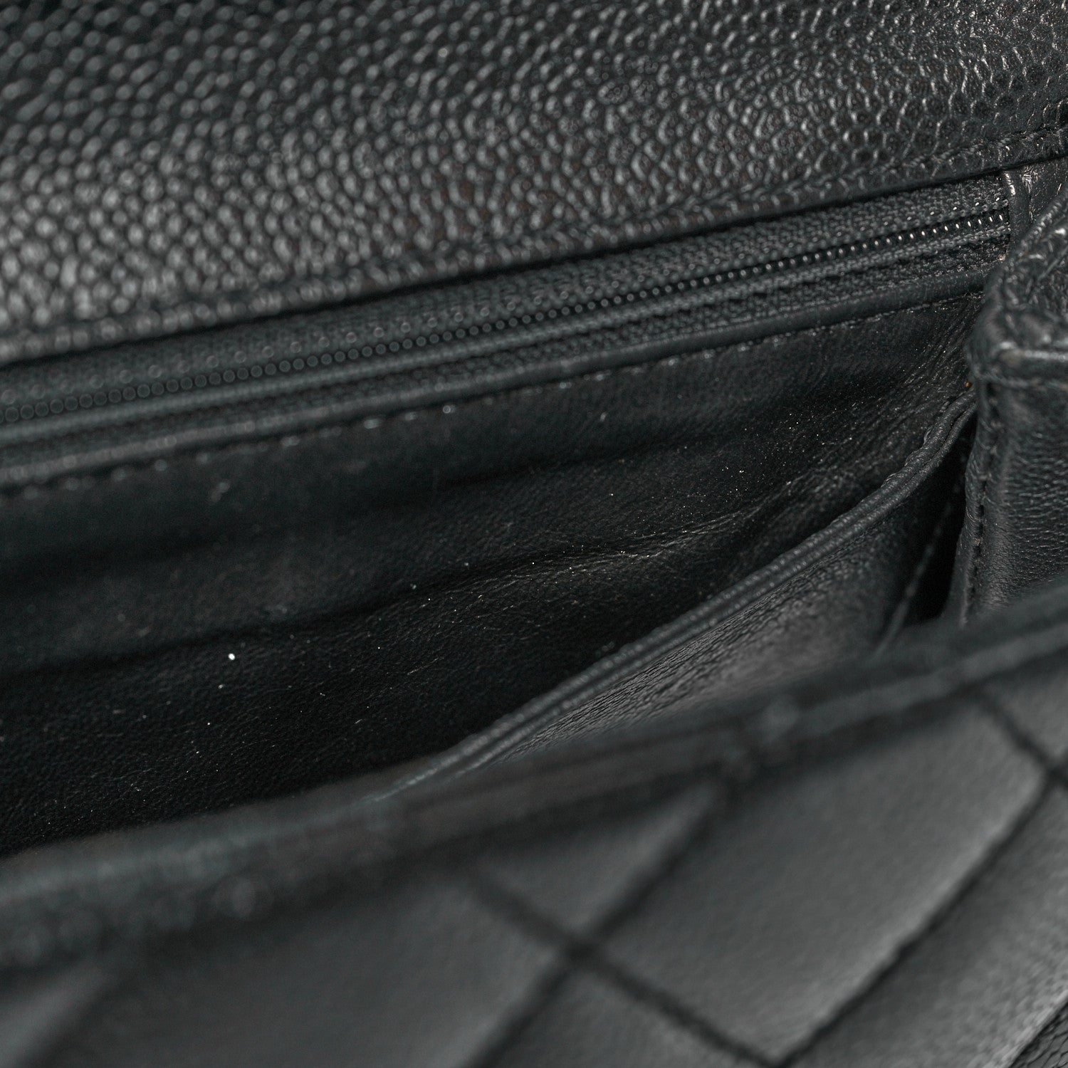 Chanel Caviar Quilted Jumbo Kelly Flap Black 13 of 13