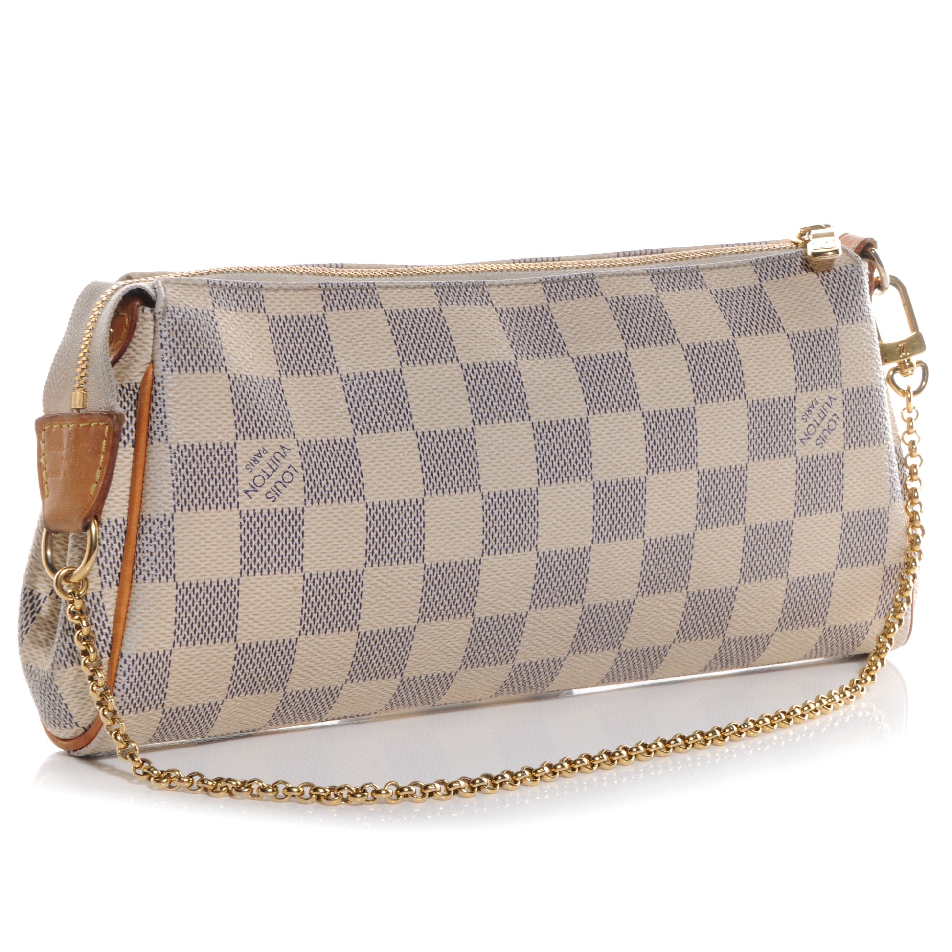 Louis Vuitton Damier Azur Eva Clutch 3 of 8