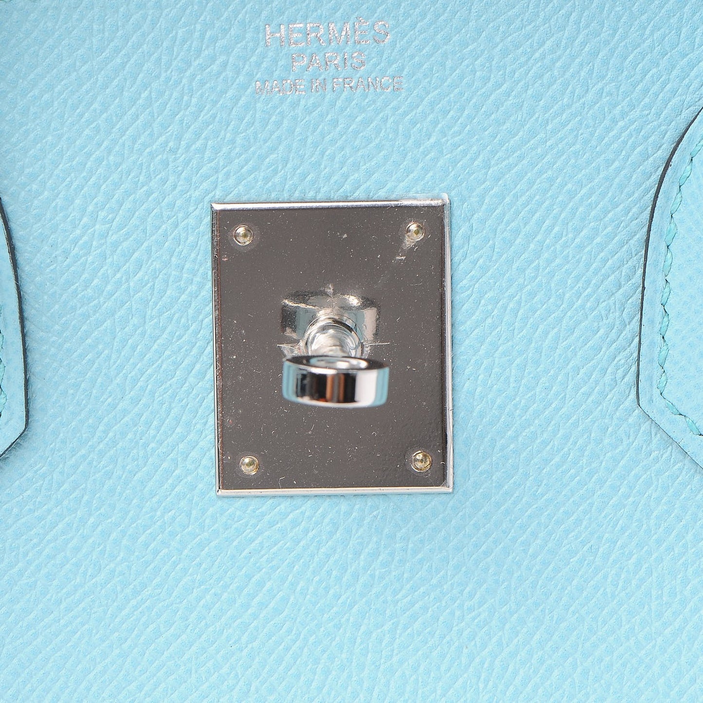 Epsom Birkin 30 Bleu Atoll