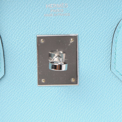 Hermes Epsom Birkin 30 Bleu Atoll 16 of 33