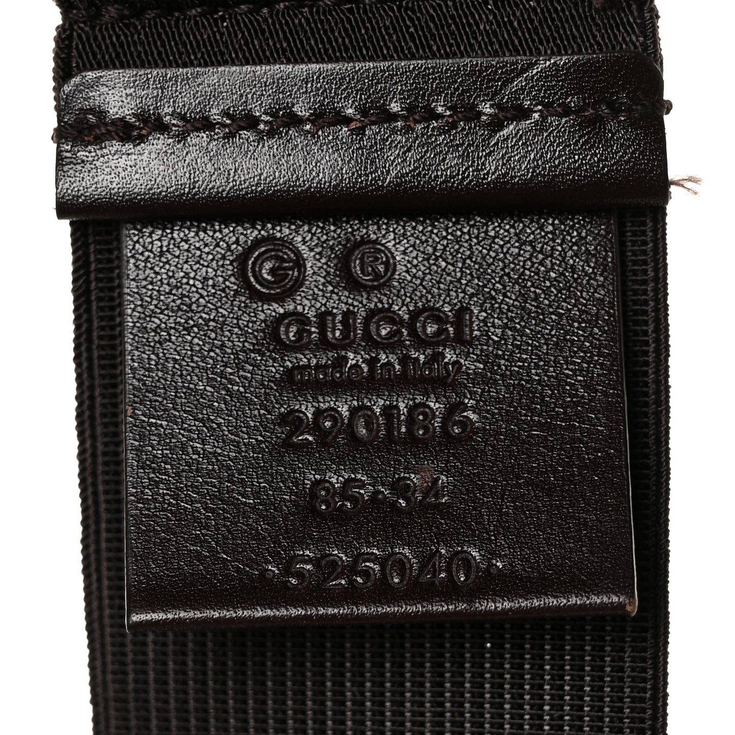 Nylon Interlocking G Belt 85 34 Brown