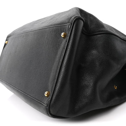 Chanel Caviar XL Weekender Bag Black 10 of 10