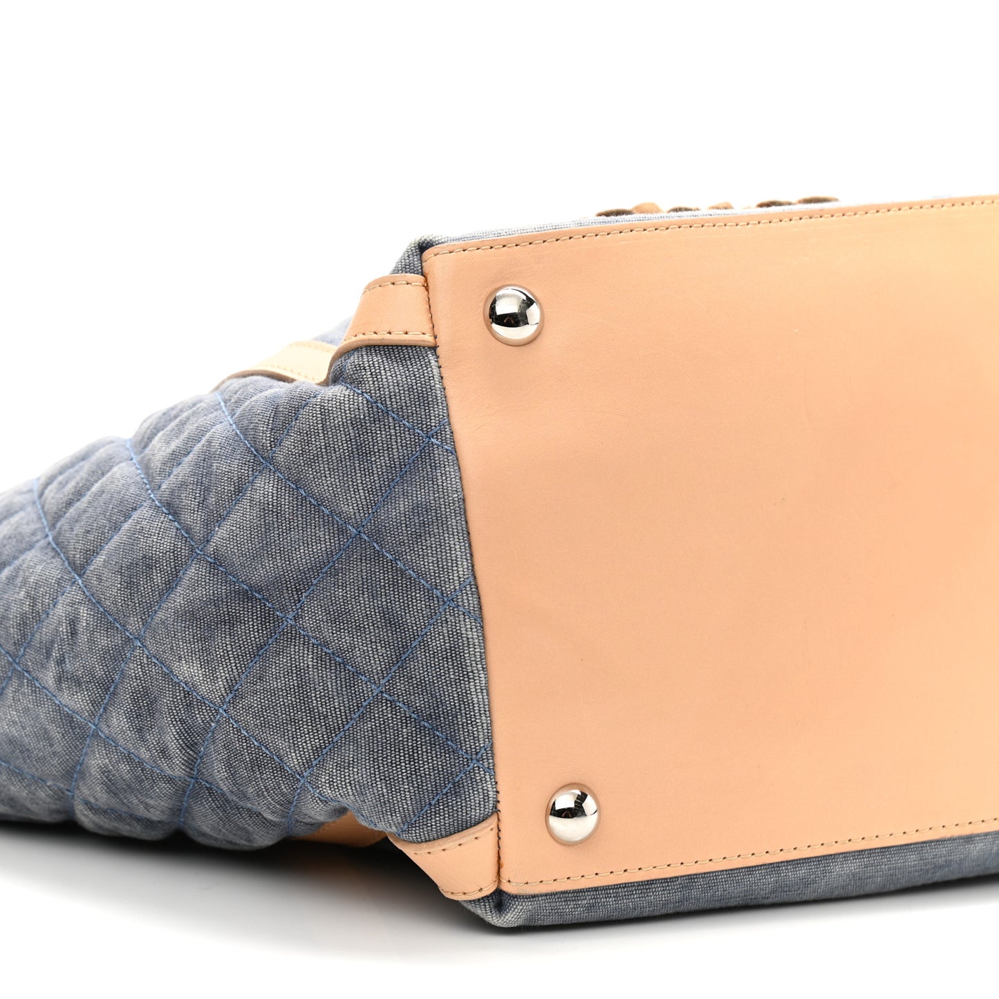 Denim CC Flower Tote Blue