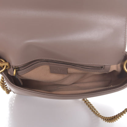 Gucci Calfskin Matelasse Small GG Marmont Top Handle Shoulder Bag Porcelain Rose 5 of 7