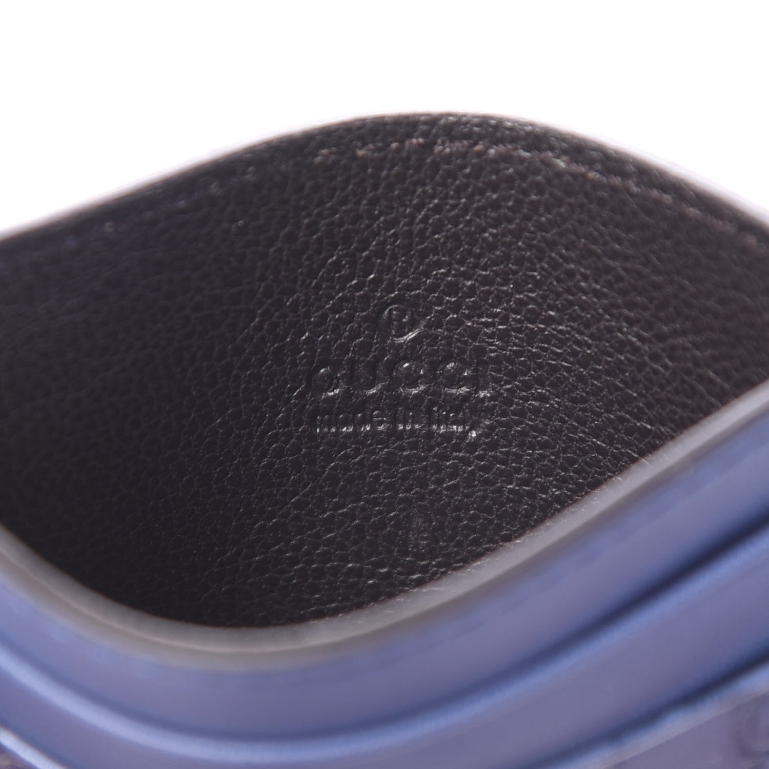 Gucci Microguccissima Card Holder Blue 5 of 6