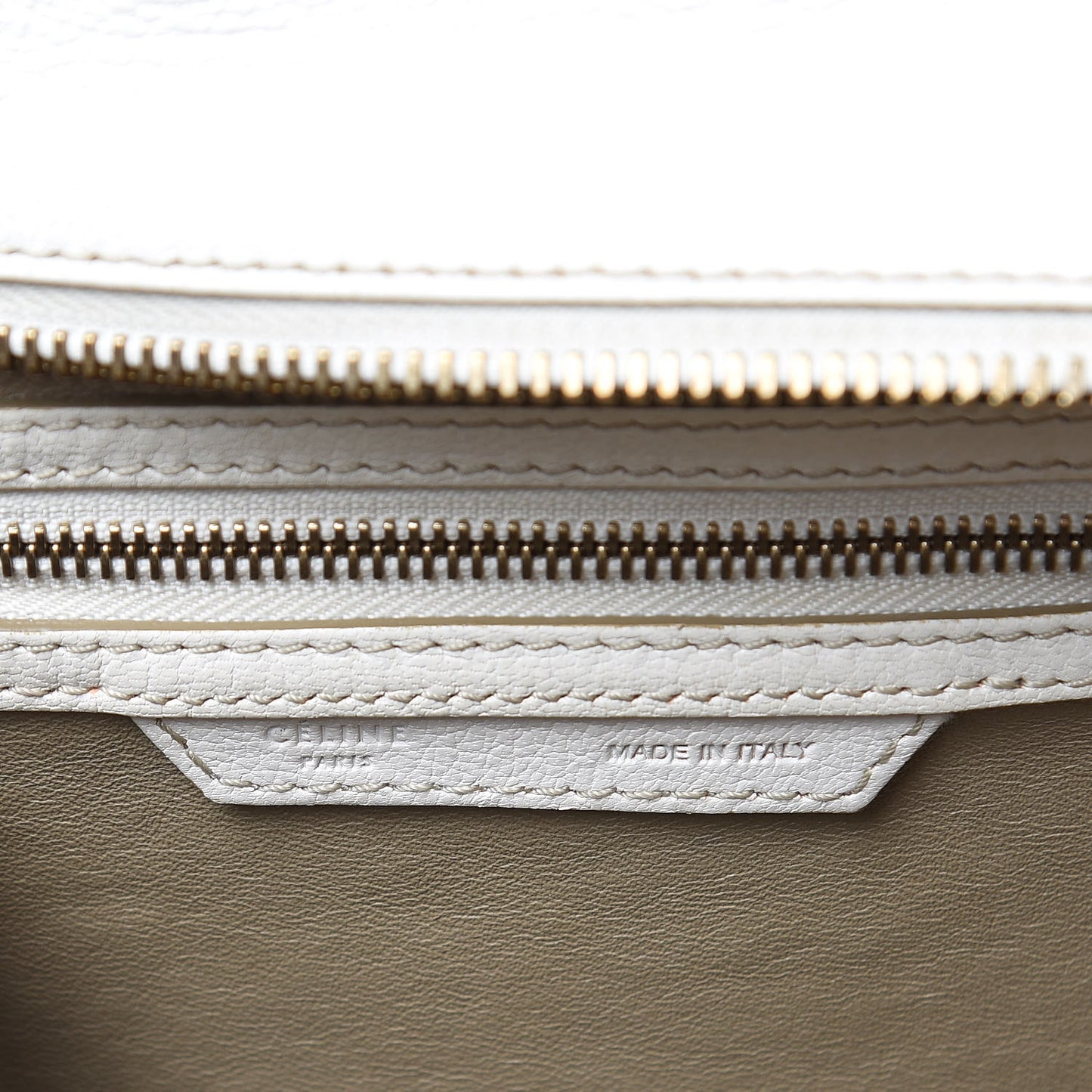 Goatskin Micro Luggage White