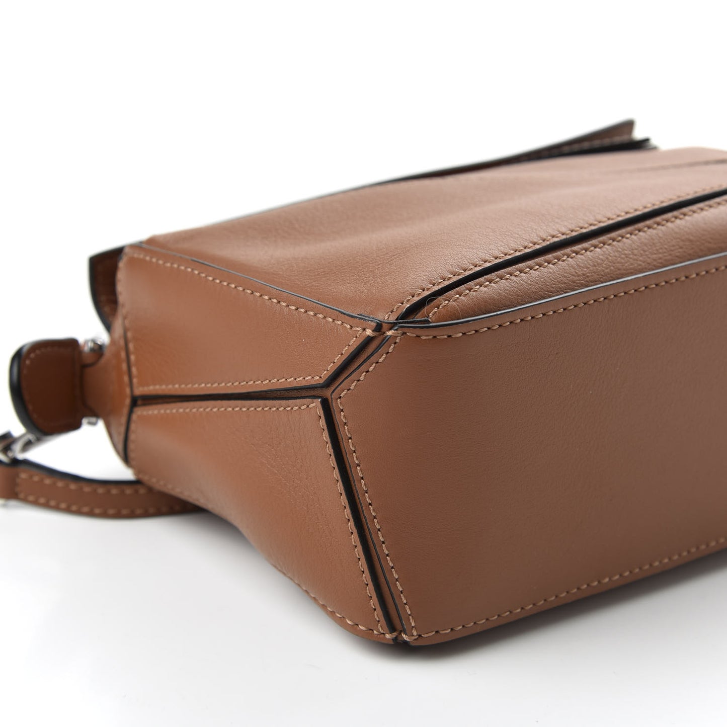 Calfskin Mini Puzzle Bag Tan