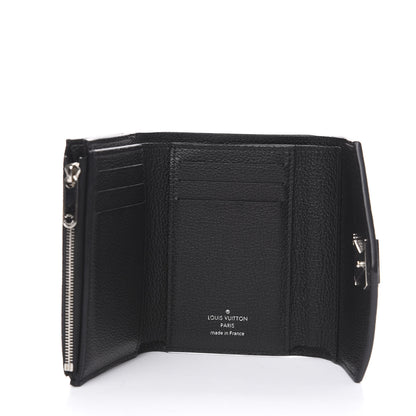 Louis Vuitton Soft Calfskin My LockMe Compact Wallet Black 4 of 8