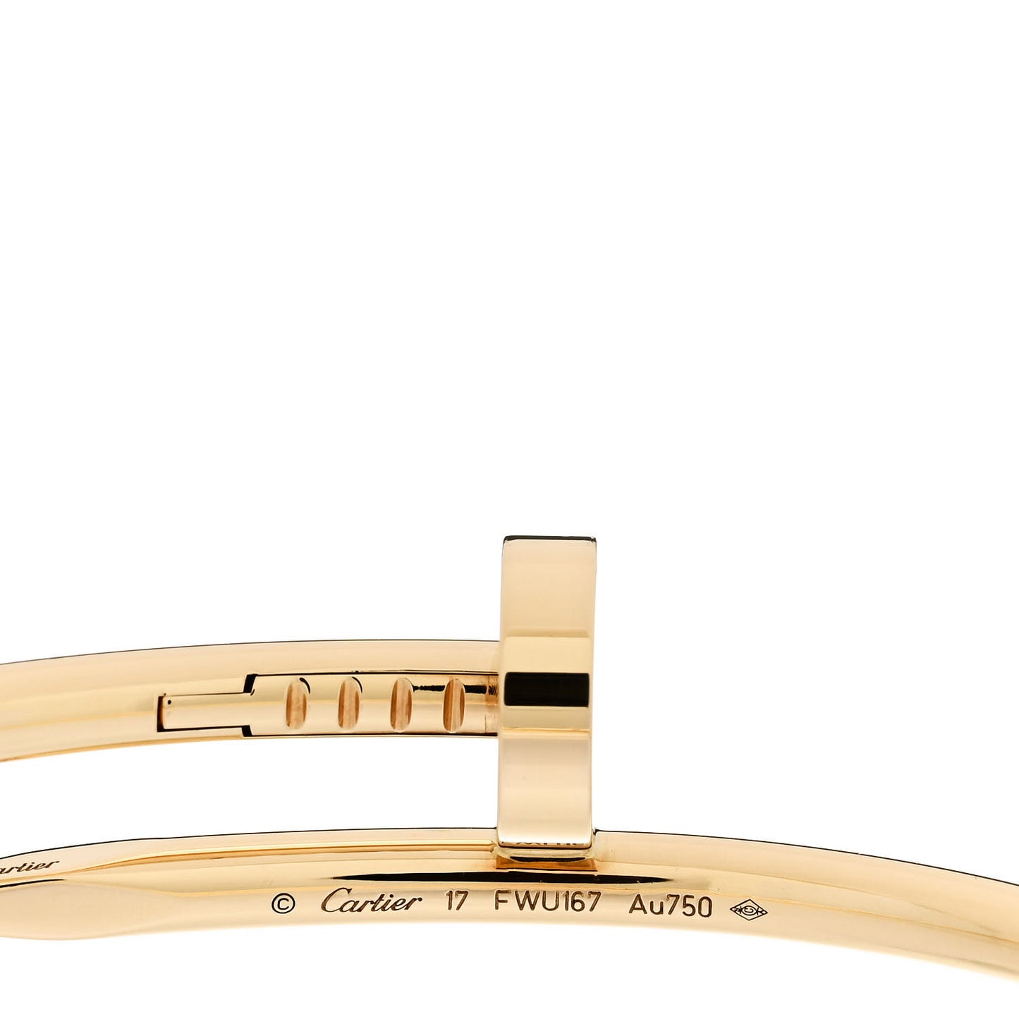 18K Yellow Gold Juste Un Clou Bracelet 17