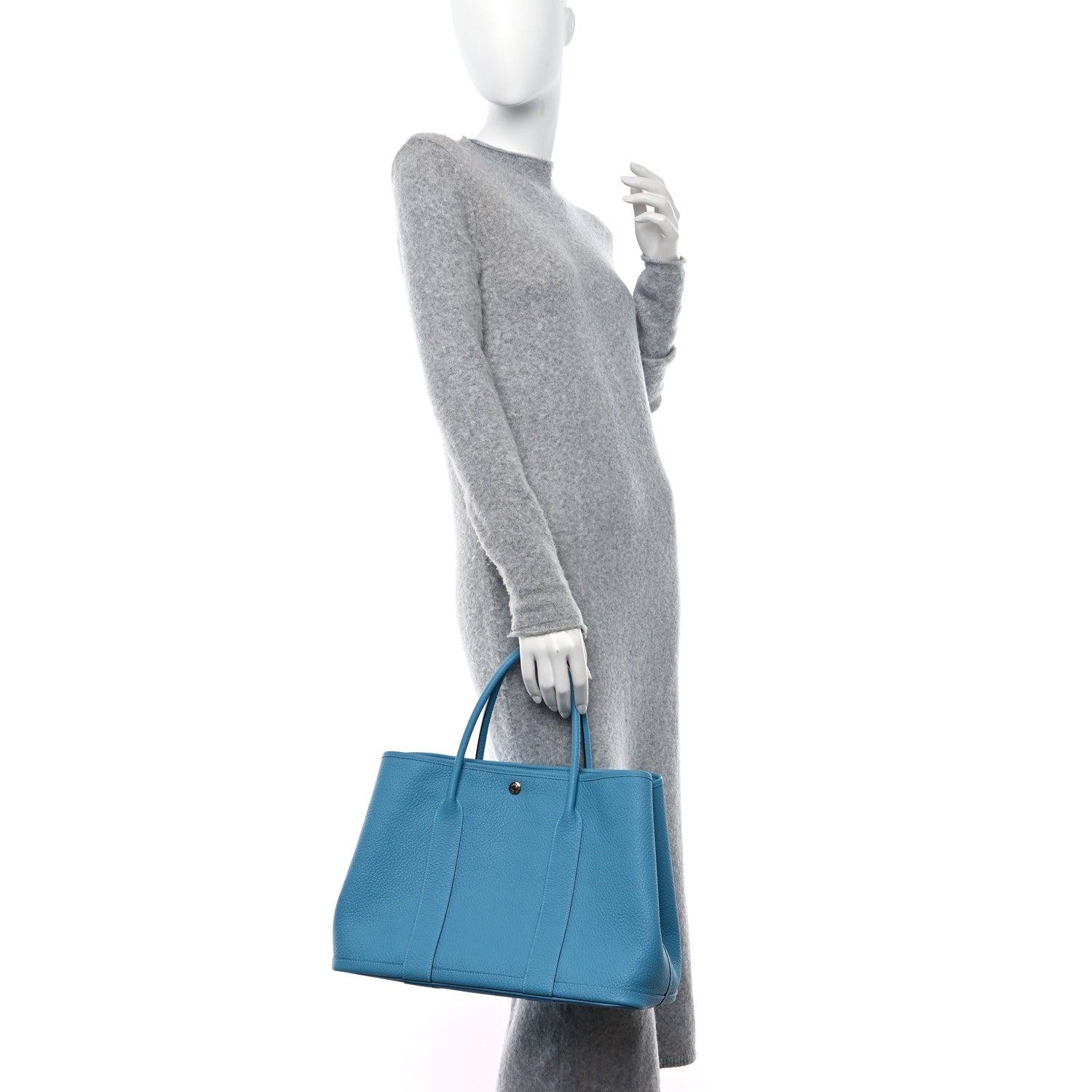 Hermes Vache Country Garden Party 36 MM Bleu du Nord 3 of 8