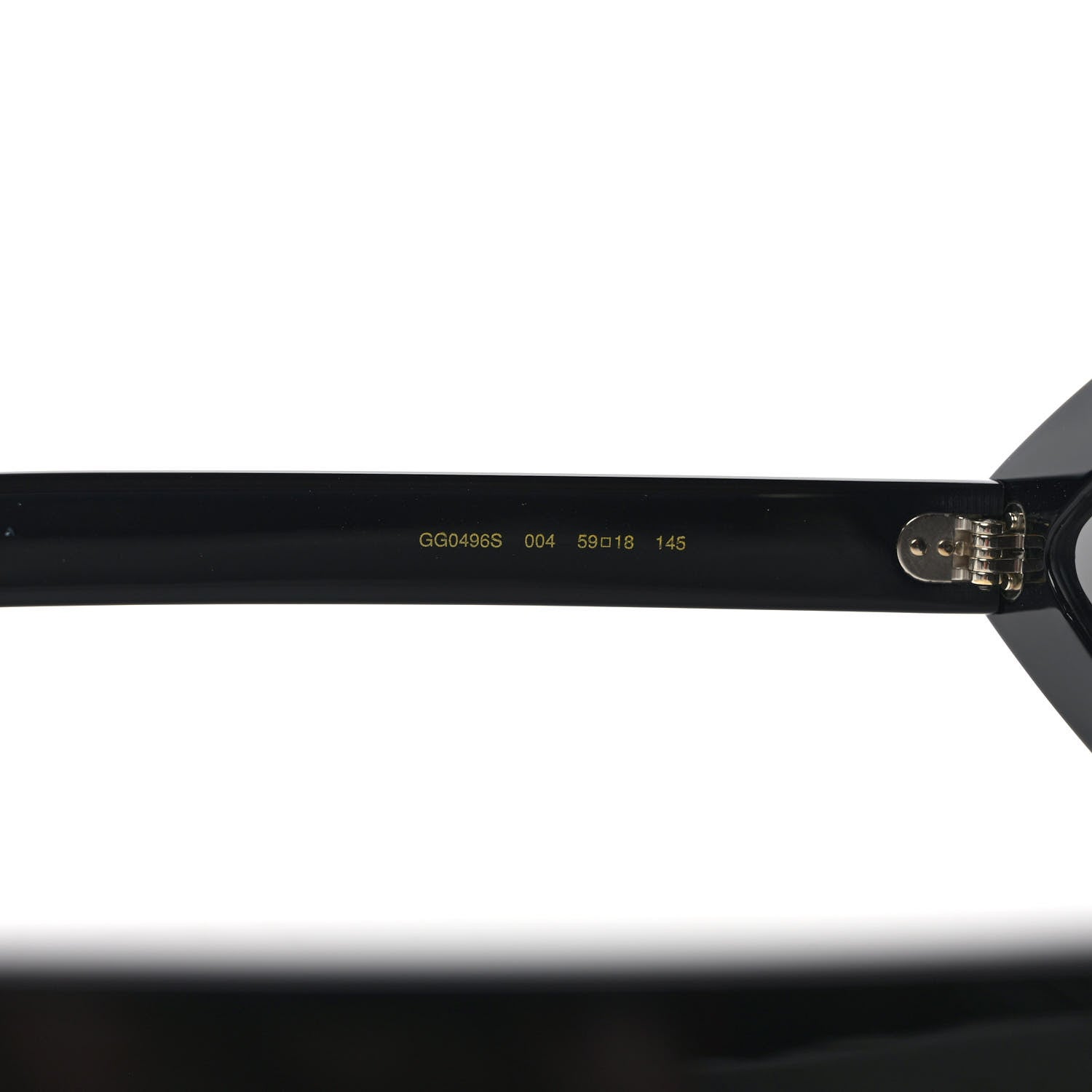 Gucci Acetate Geometric Crystal Sunglasses GG0496S Black 7 of 7