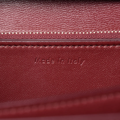 Celine Box Calfskin Medium Classic Box Flap Bag Burgundy 7 of 11