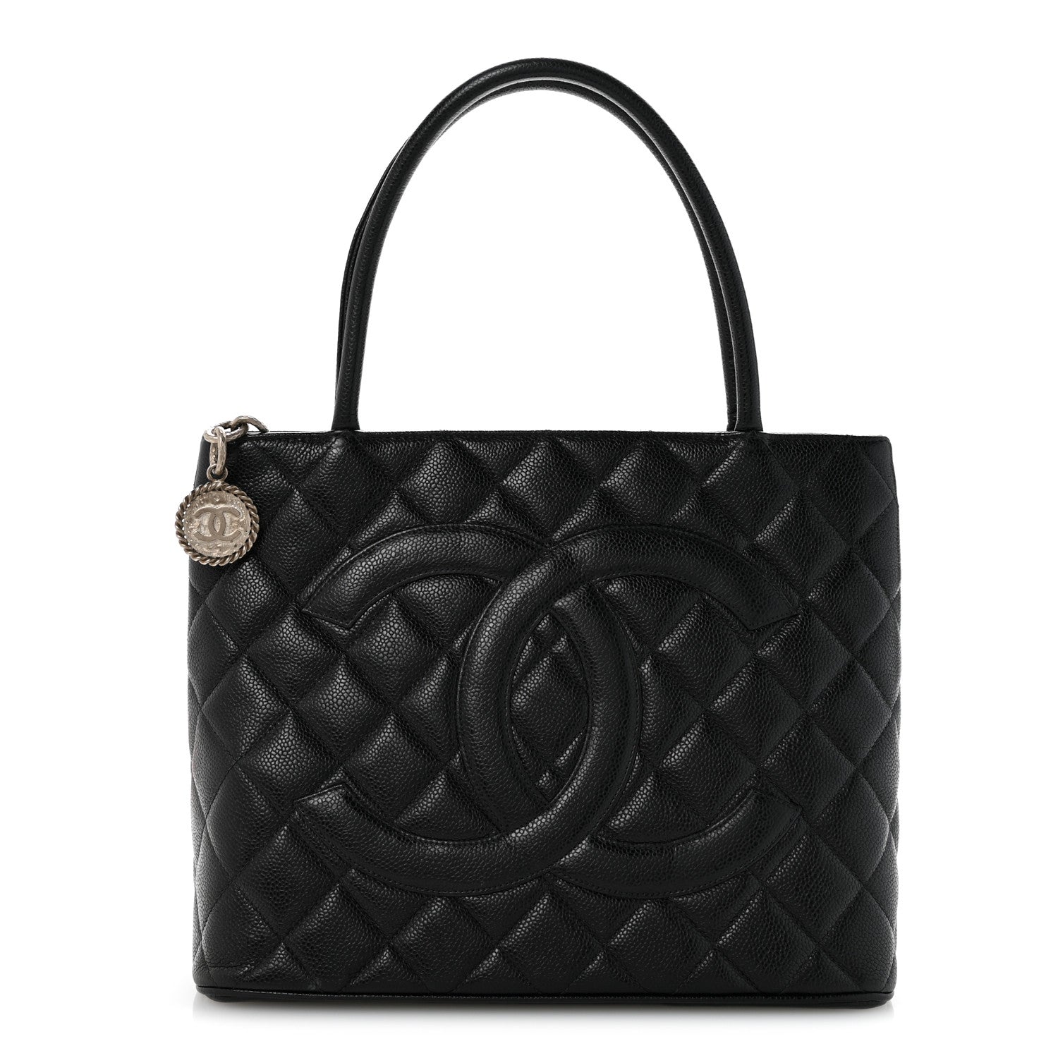 Chanel Caviar Quilted Medallion Tote Black 1 of 13