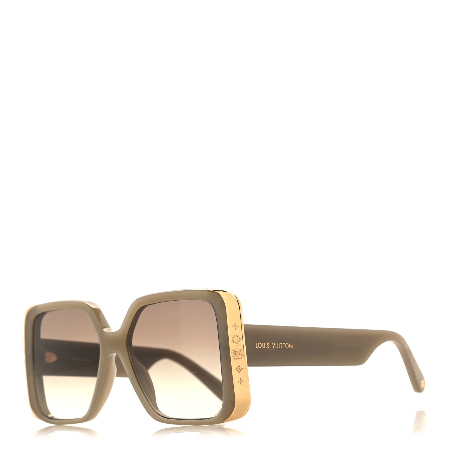 Louis Vuitton Acetate LV Moon Square Sunglasses Z1664E Gray 1 of 7