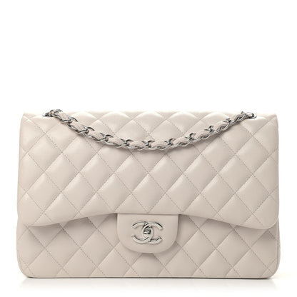 Chanel Caviar Quilted Jumbo Double Flap Ivory 1 of 5