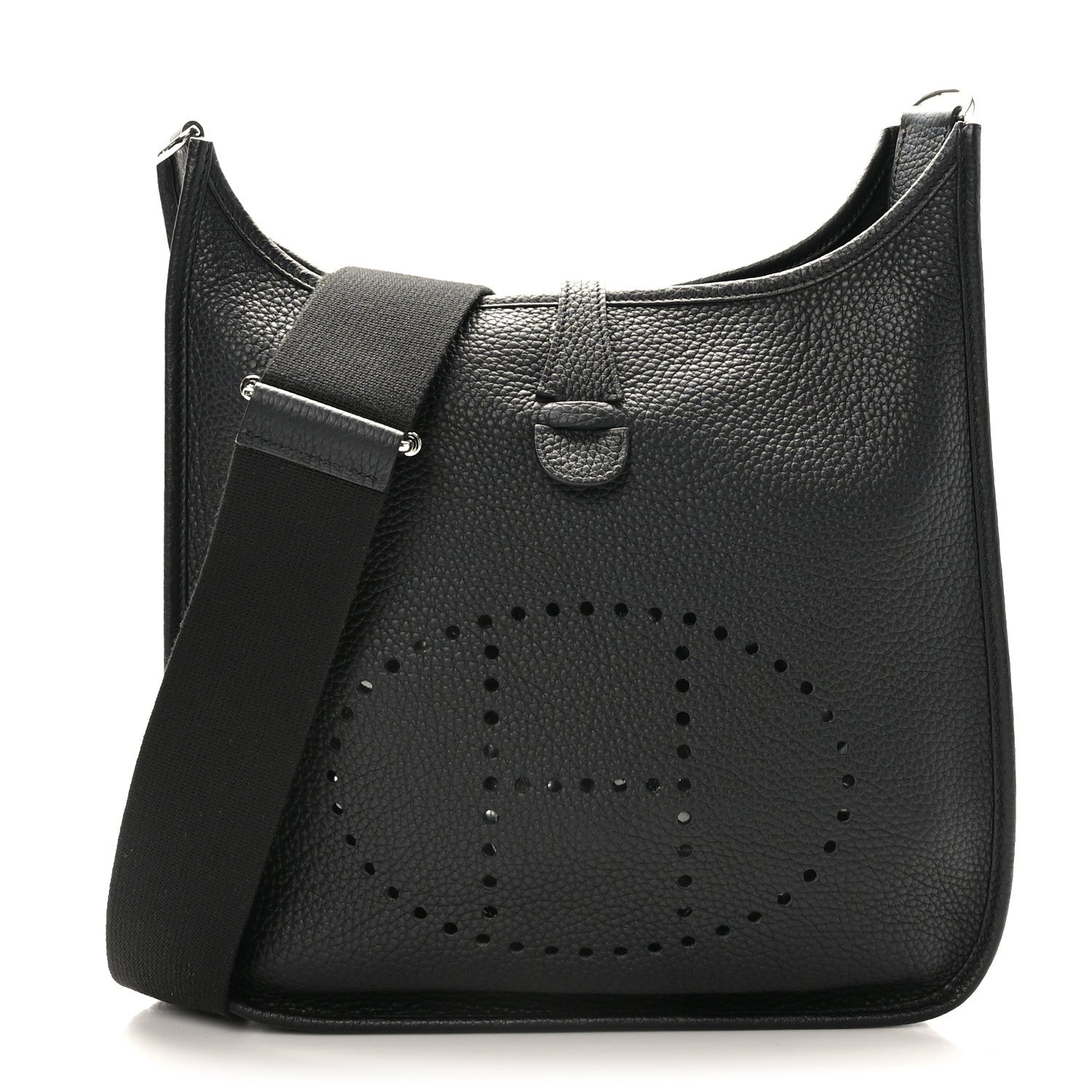 Hermes Taurillon Clemence Evelyne III PM Black 1 of 9