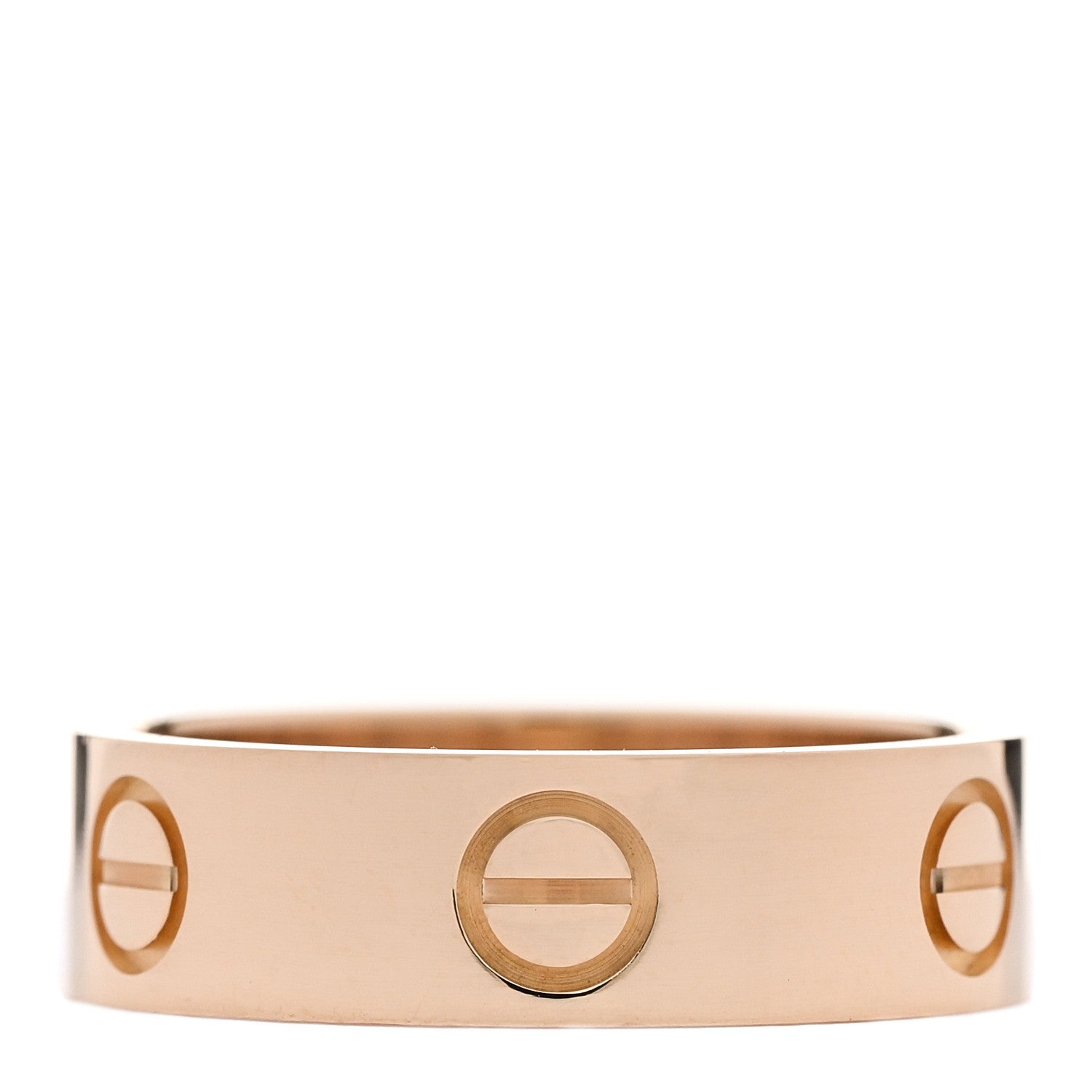 Cartier 18K Yellow Gold 5.5mm LOVE Ring 53 6.5 3 of 4