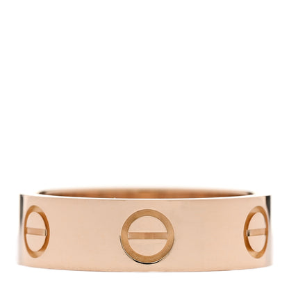Cartier 18K Yellow Gold 5.5mm LOVE Ring 53 6.5 3 of 4